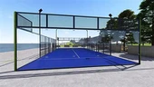 Cristal De La Pista De Tenis